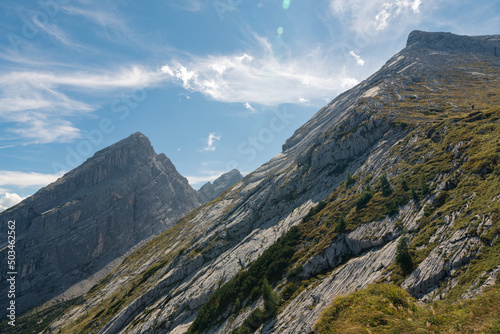 Fototapeta Naklejka Na Ścianę i Meble -  Watzmann Bergpanorama - Berchtesgadener Alpen