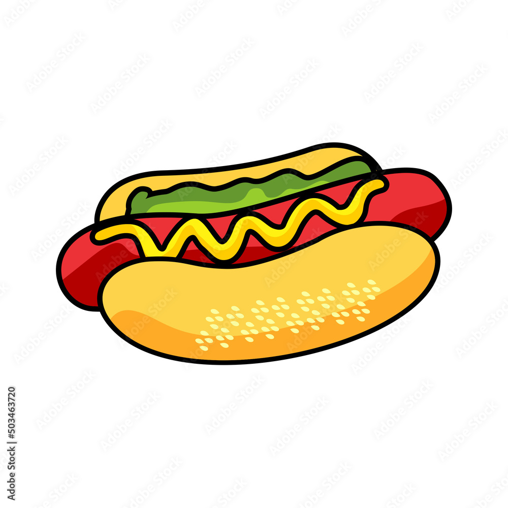 hot dog with mustard hot dog with mustard