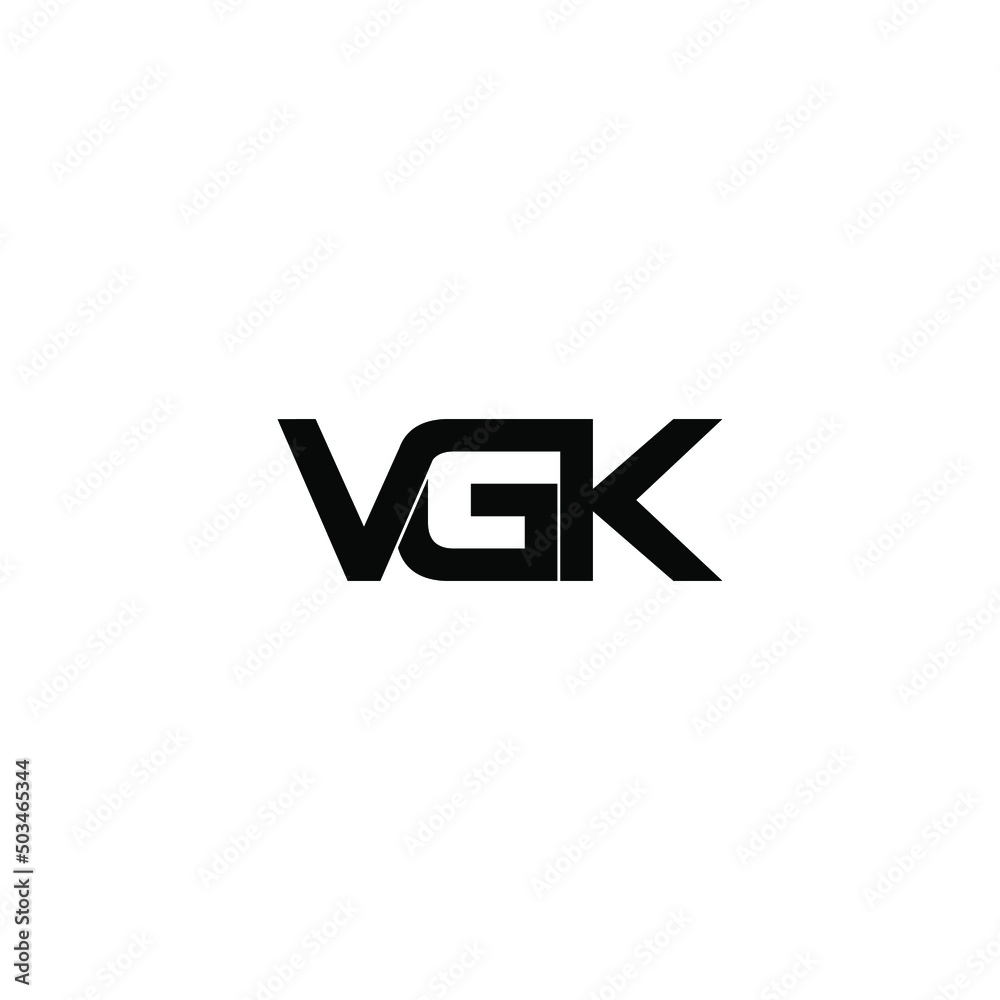 vgk letter original monogram logo design vgk letter original monogram logo design