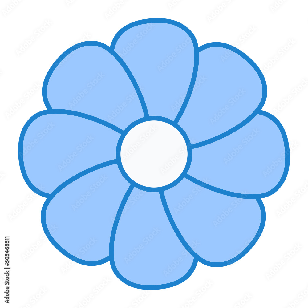 Blossom Flower Icon Design Blossom Flower Icon Design