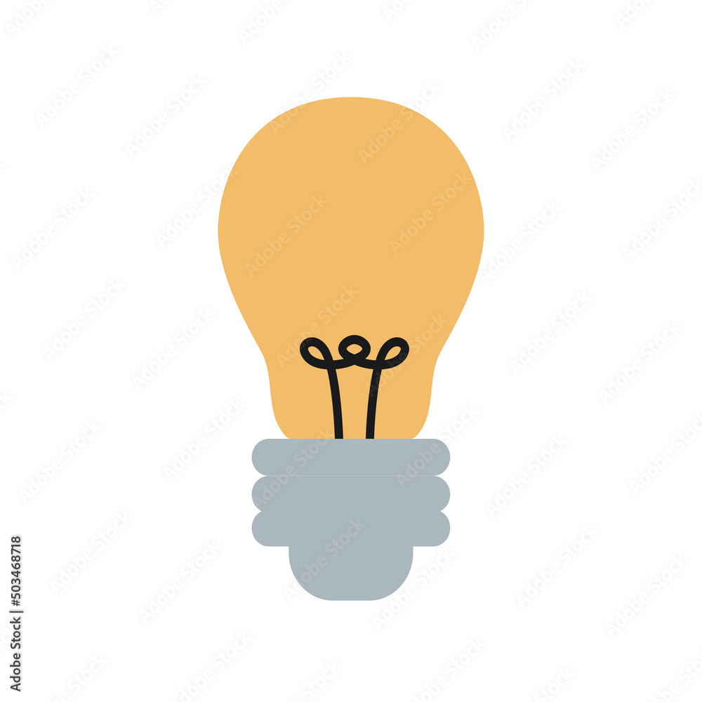 Light bulb isolated on white background. Symbol of creativity, creative idea, mind, thinking. Light bulb isolated on white background. Symbol of creativity, creative idea, mind, thinking.