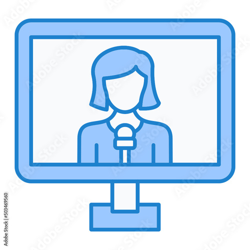News Anchor Icon