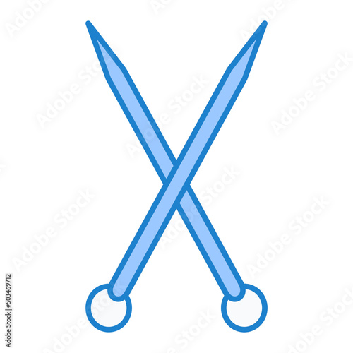 Knitting Needles Icon