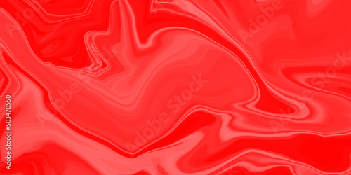 Red satin fabric, Glossy liquid acrylic paint texture. pink silk background. Mixture of acrylic paints. Bright multicolored marble texture. Beautiful stains of liquid nail lacquers. Fluid art,