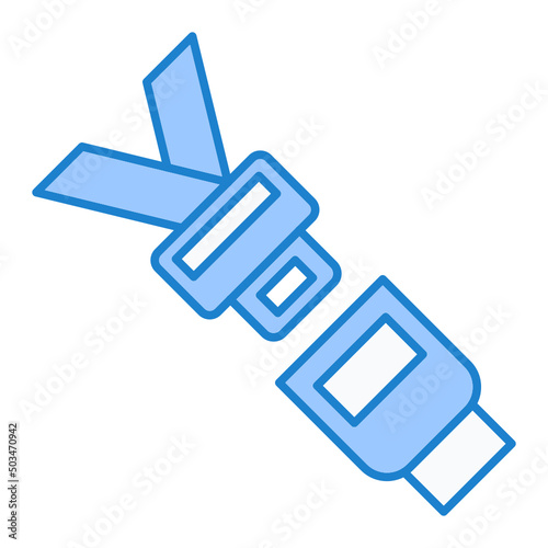seat belt Icon Design