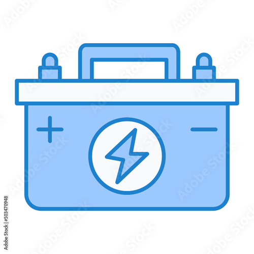 Car Battery Icon Design