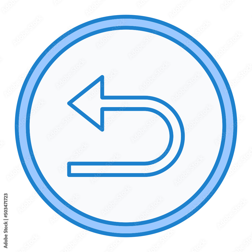 Turn Left Icon Design Turn Left Icon Design