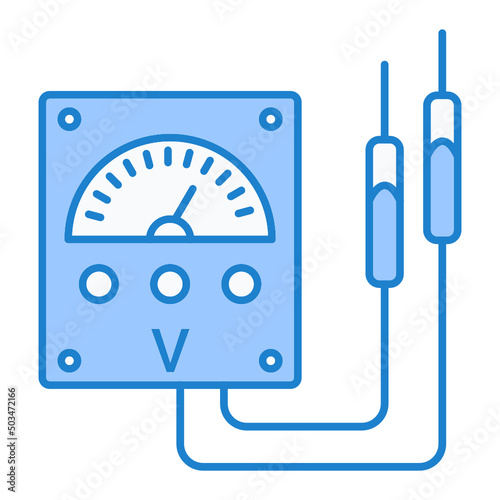 Voltmeter Icon Design