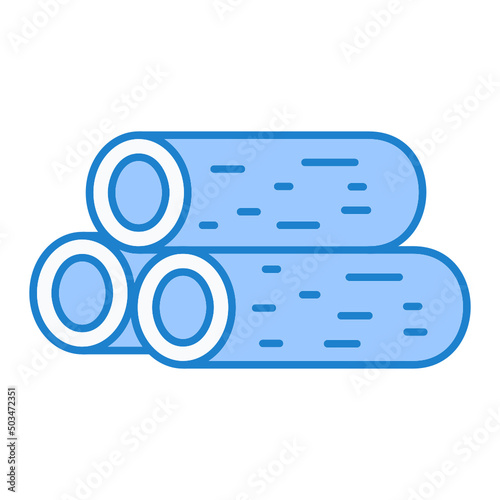 Wood Log Icon Design