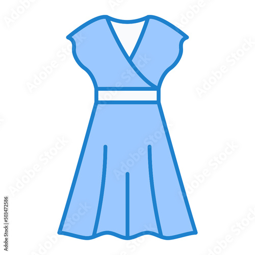 Ladies Outfit Icon Design