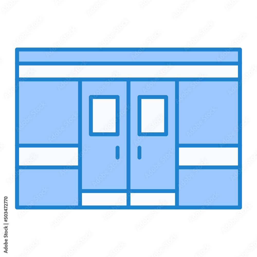 Train Door Icon Design Train Door Icon Design