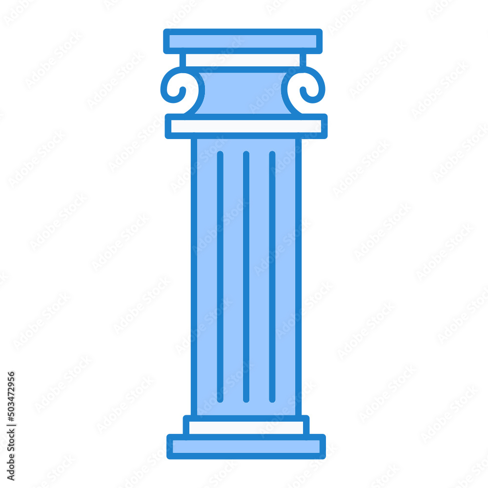 Pillar Icon Design Pillar Icon Design