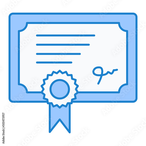 Certificate Icon Design