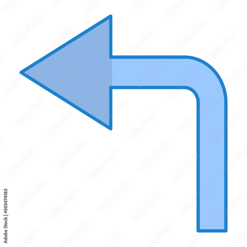 Turn Left Icon Design Turn Left Icon Design