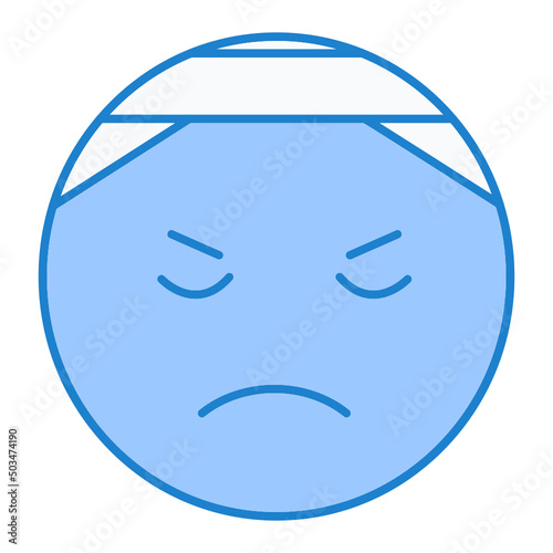 Injury Emoji Icon Design
