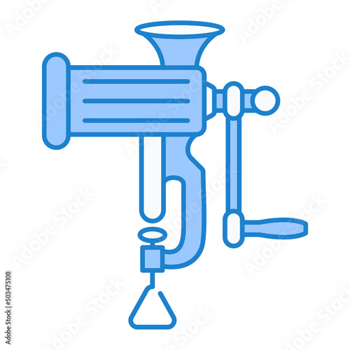 Meat Grinder Icon Design