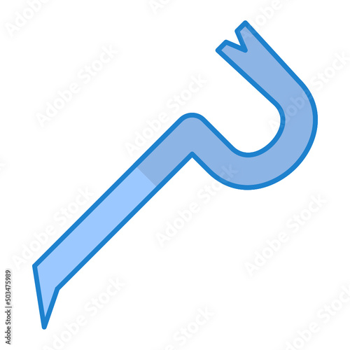 Crowbar Icon Design