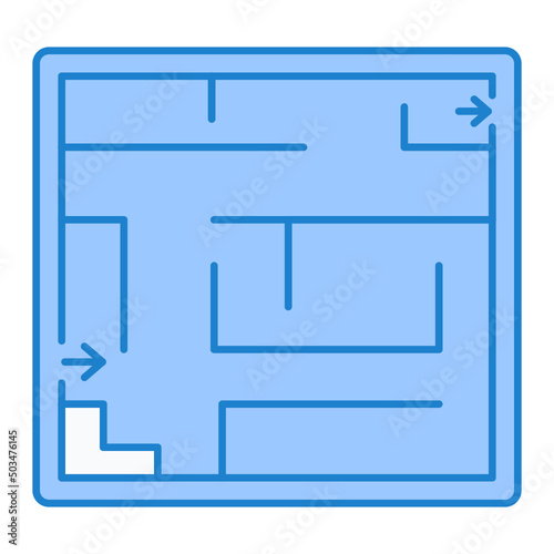 Evacuation Plan Icon Design