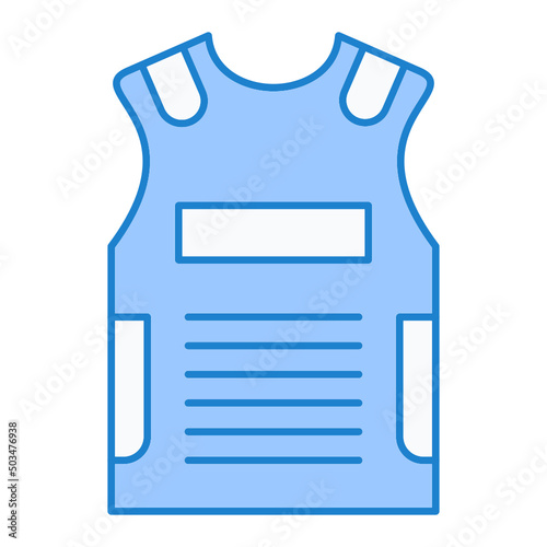 Bulletproof Vest Icon Design
