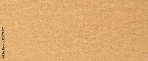 Panorama of brown paper box texture and background with copyspace