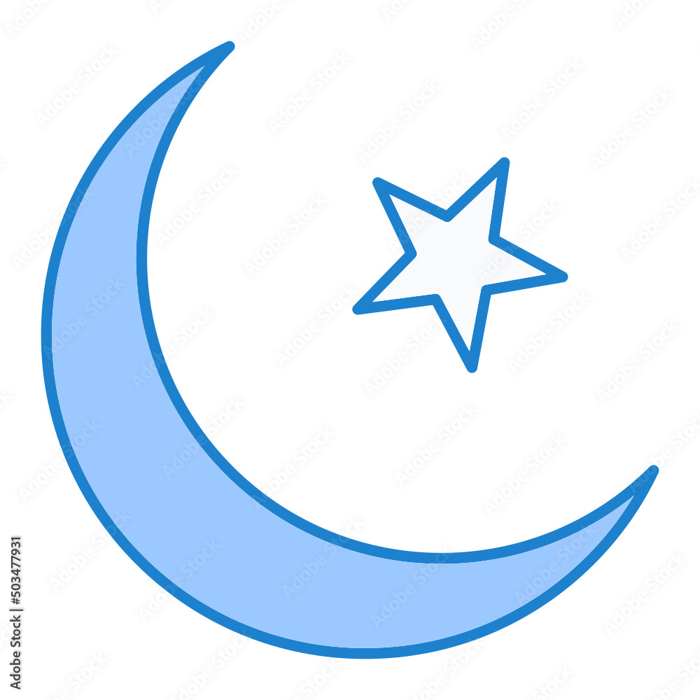 Crescent Moon Icon Design Crescent Moon Icon Design