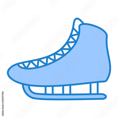 Ice Skates Icon Design