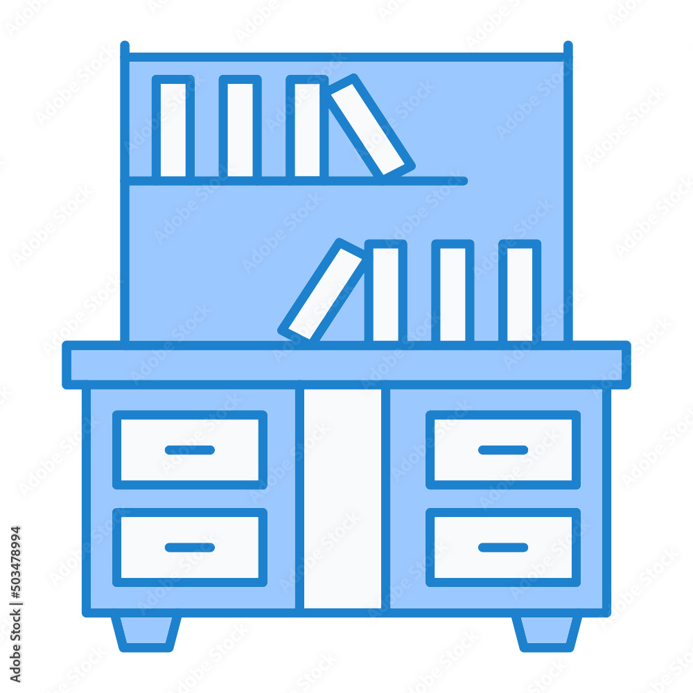 Bookcase Icon Design Bookcase Icon Design