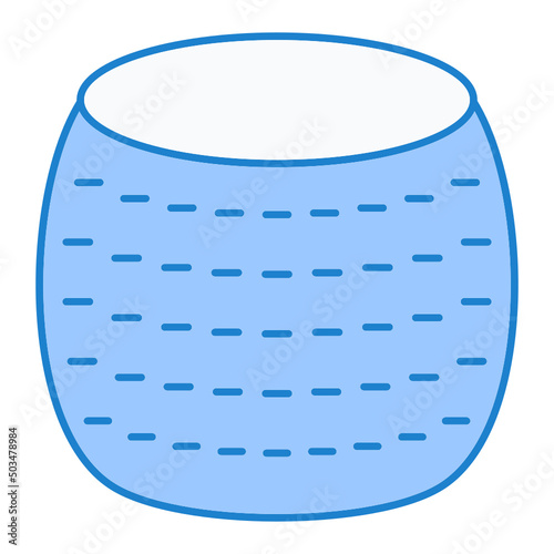 Pouf Icon Design