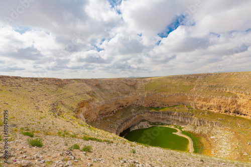 Çıralı Obruğu is in Akviran Plateau in the northwest of Yenikent Subdistrict in Karapınar district of Konya. photo