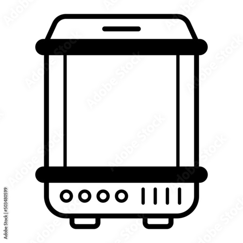 Eggs Incubation Device vector icon design, Poultry farming symbol, Meat or Eggs Production Sign, Protein and farmyard equipment stock illustration, egg hatching machine Concept