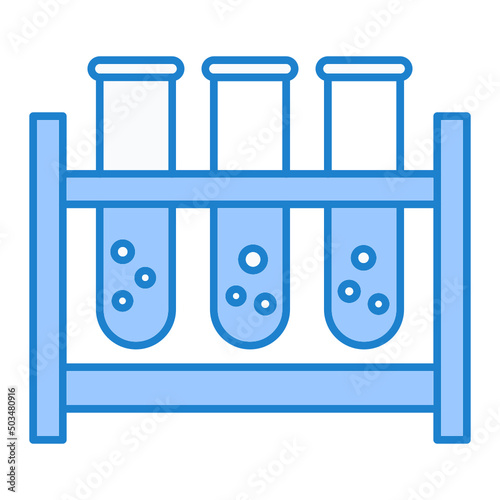 Test Tubes Icon Design