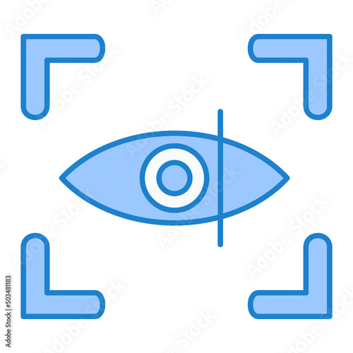 Eye Scan Icon Design