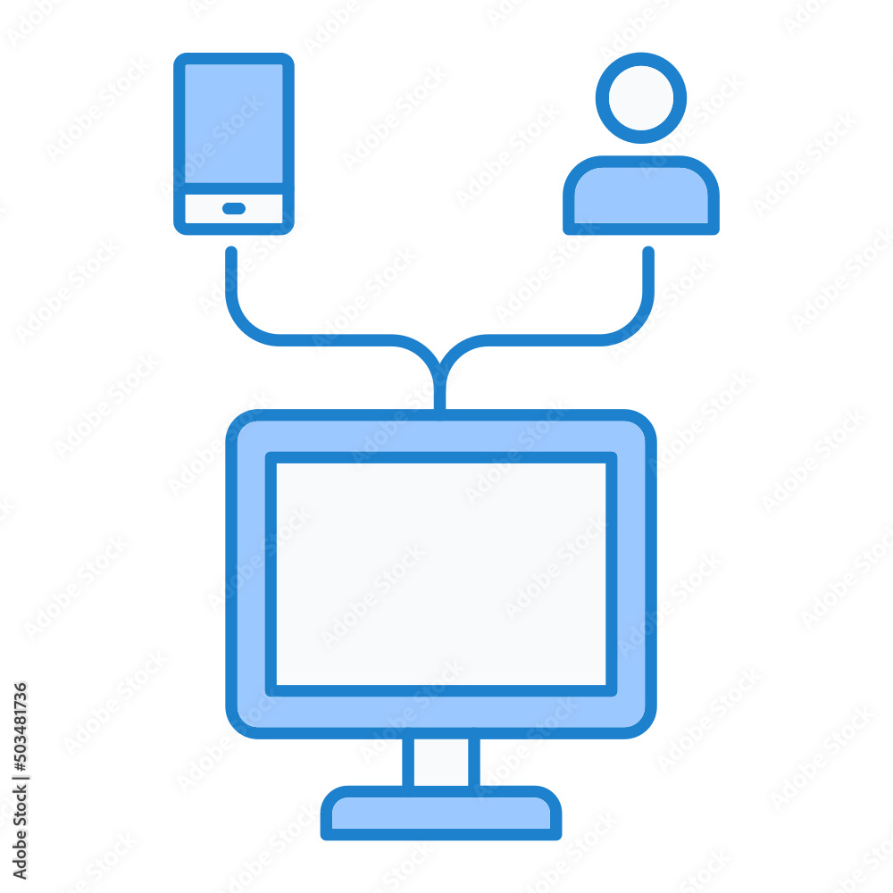 Connected Icon Design Connected Icon Design