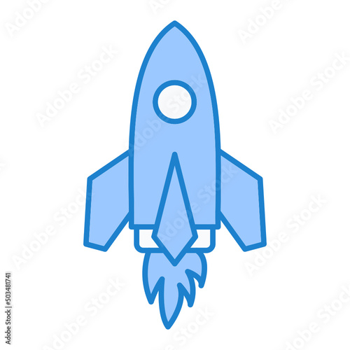 Rocket Launch Icon Design