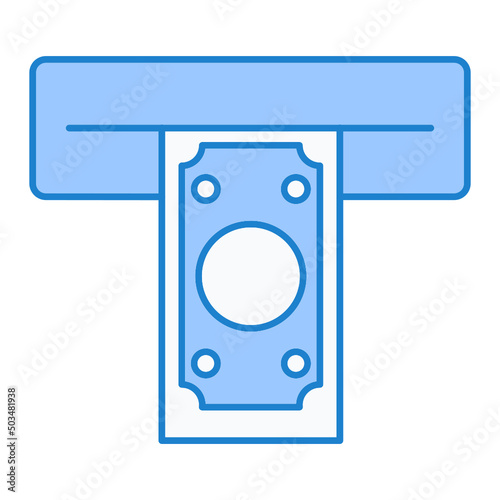 Cash withdrawal Icon Design