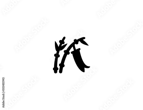 Tanabata Tree isolated realistic vector icon. Wish tree. Tanabata Tree illustration icon © photosynthesis