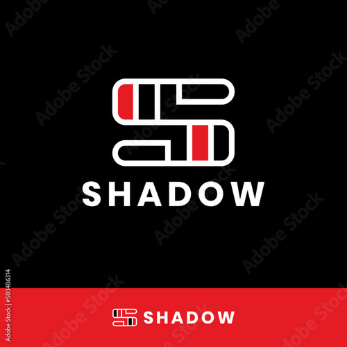 Letter S Logo Line Monogram. Abstract letter S logo vector design. Simple line logo identity
