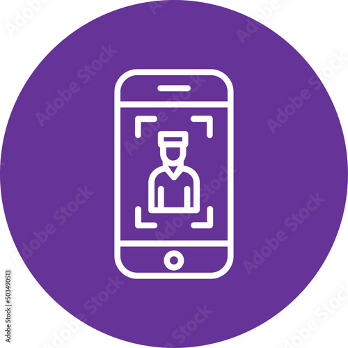 Mobile Selfie Icon 