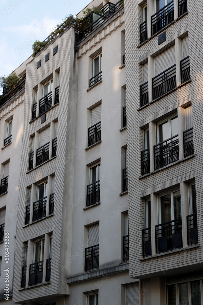 Apartment building in Paris, France