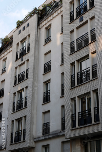 Apartment building in Paris, France