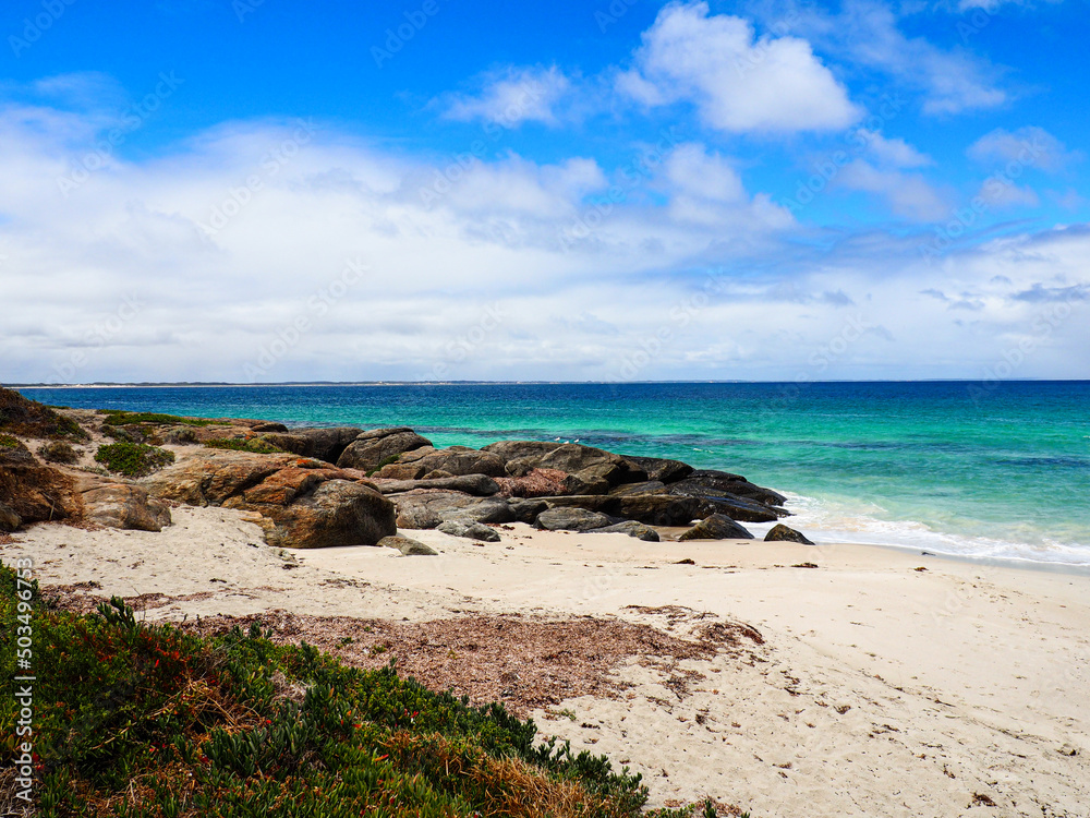beautiful Western Australia beach and turquoise water