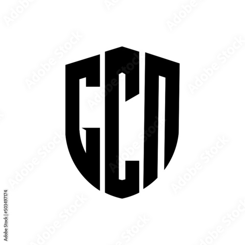 GCN letter logo design. GCN modern letter logo with black background. GCN creative  letter logo. simple and modern letter logo. vector logo modern alphabet font overlap style. Initial letters GCN   photo