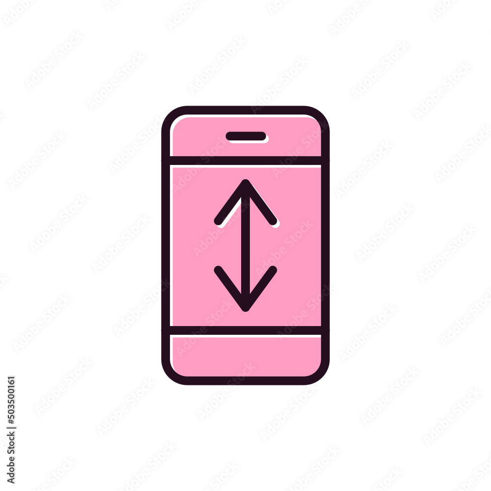 Obraz premium Scroll Icon