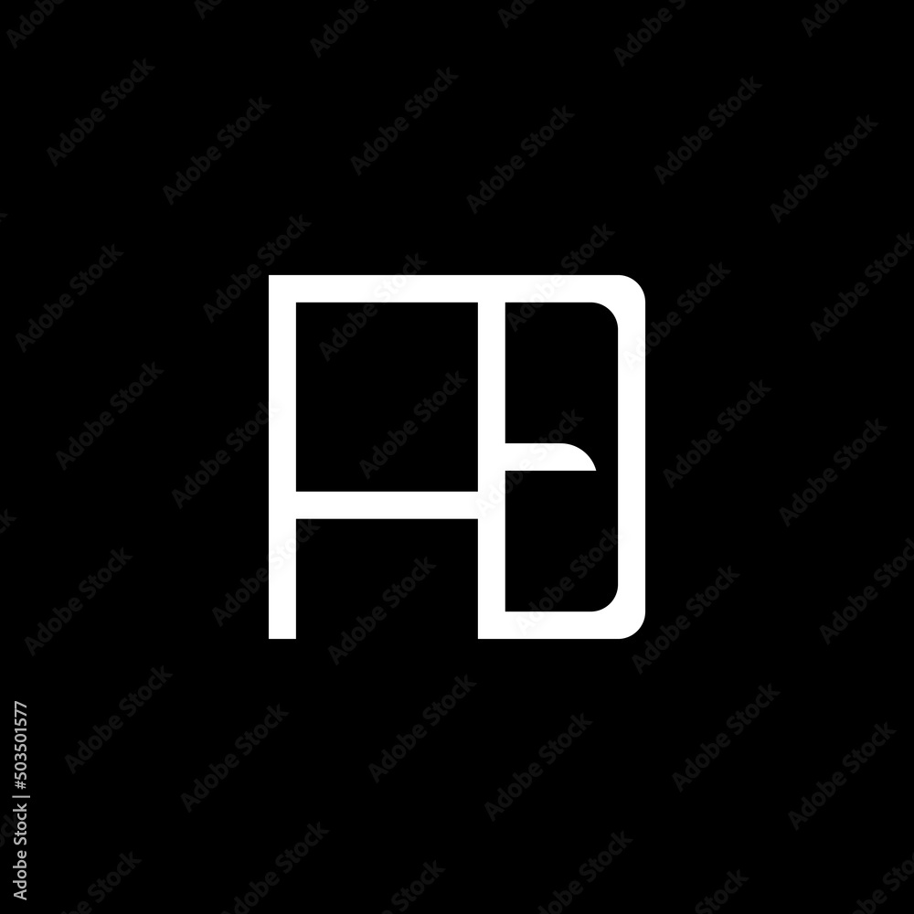 Initial AB letter Logo Design vector Template. Abstract Black And White Color Letter AB logo Design. Initial AB letter Logo Design vector Template. Abstract Black And White Color Letter AB logo Design.