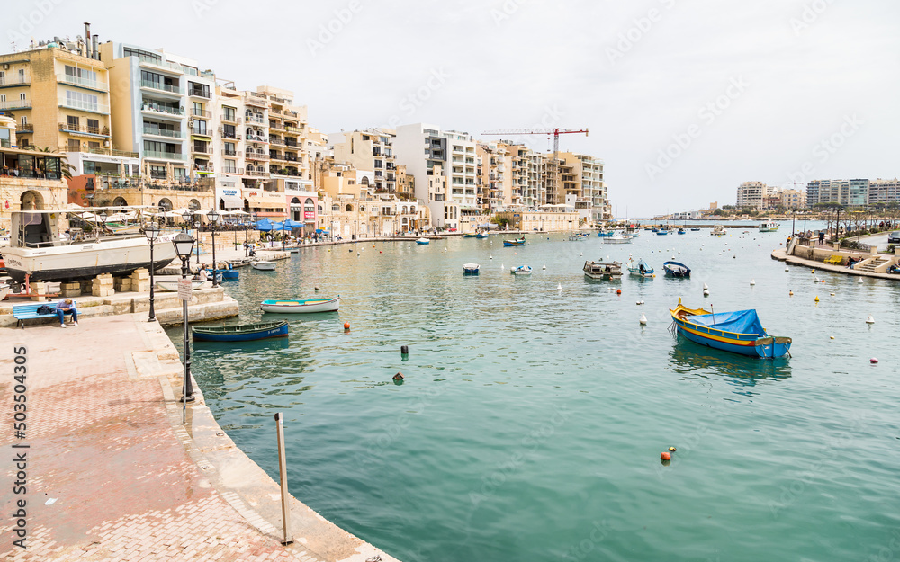 Looking out of Spinola Bay