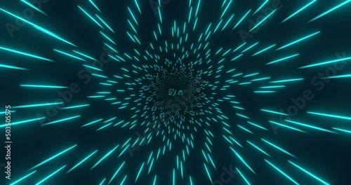5G symbol with blue abstract futuristic background. 5th generation of wireless internet connection. Digital Global network high-speed technology concept. 3d animation.