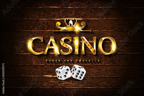 illustration of the banner of an online poker casino