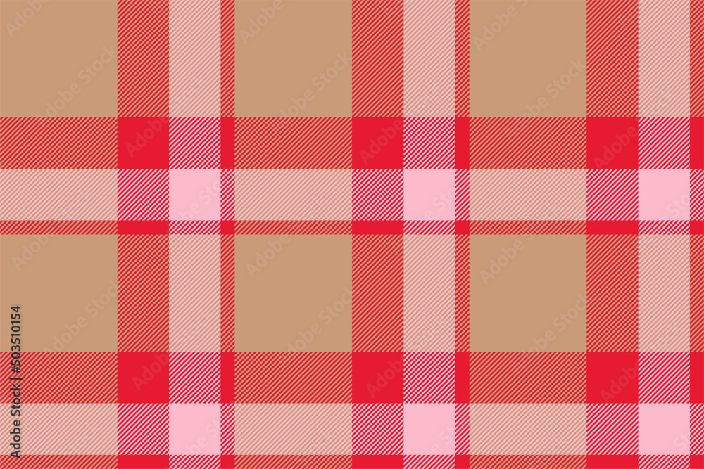 Plaid background, check seamless pattern in red. Vector fabric texture for textile print, wrapping paper, gift card or wallpaper. Plaid background, check seamless pattern in red. Vector fabric texture for textile print, wrapping paper, gift card or wallpaper.