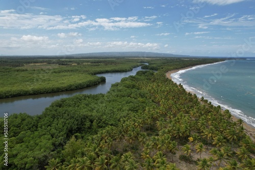 Coastline at Boba Beach in Cabrera