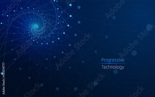 futuristic abstract background. Server, internet, speed. Futuristic tunnel HUD. Motion graphics for an abstract data center .vector illustration ,eps10,wireframe,dark 
 background